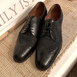 ETRO Mens black dress shoes